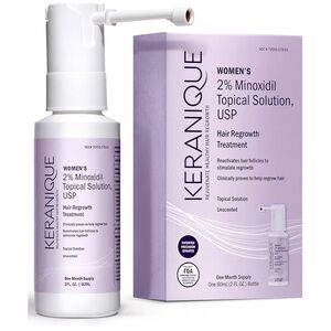 Keranique Hair Regrowth Treatment for Women - 2% Minoxidil for Hair Growth